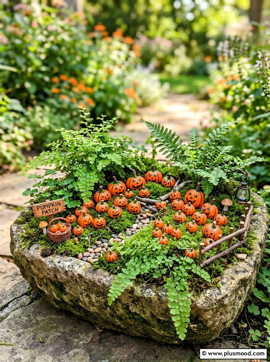 Charming Mini Pumpkin Rock Creations