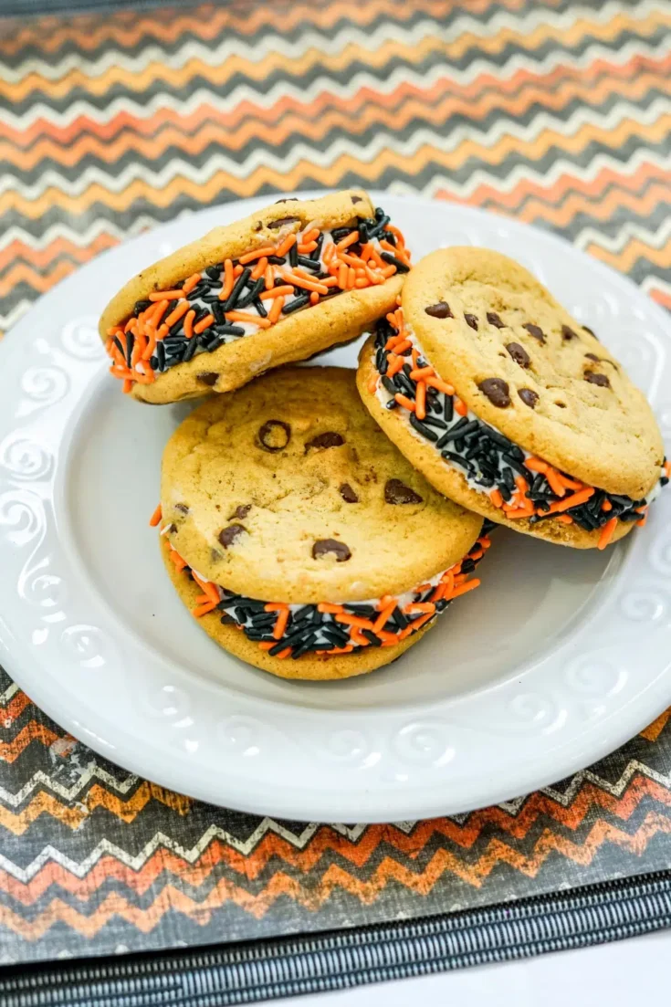 Mini Monster Chocolate Chip Sandwiches