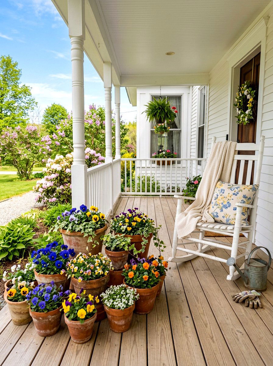 Terracotta Porch Display
