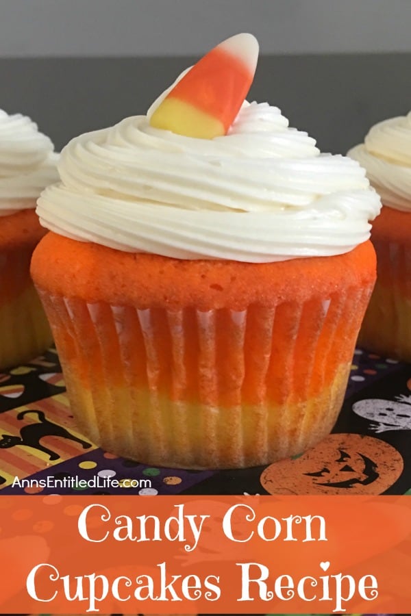 Three-Tone Candy Corn Cupcakes