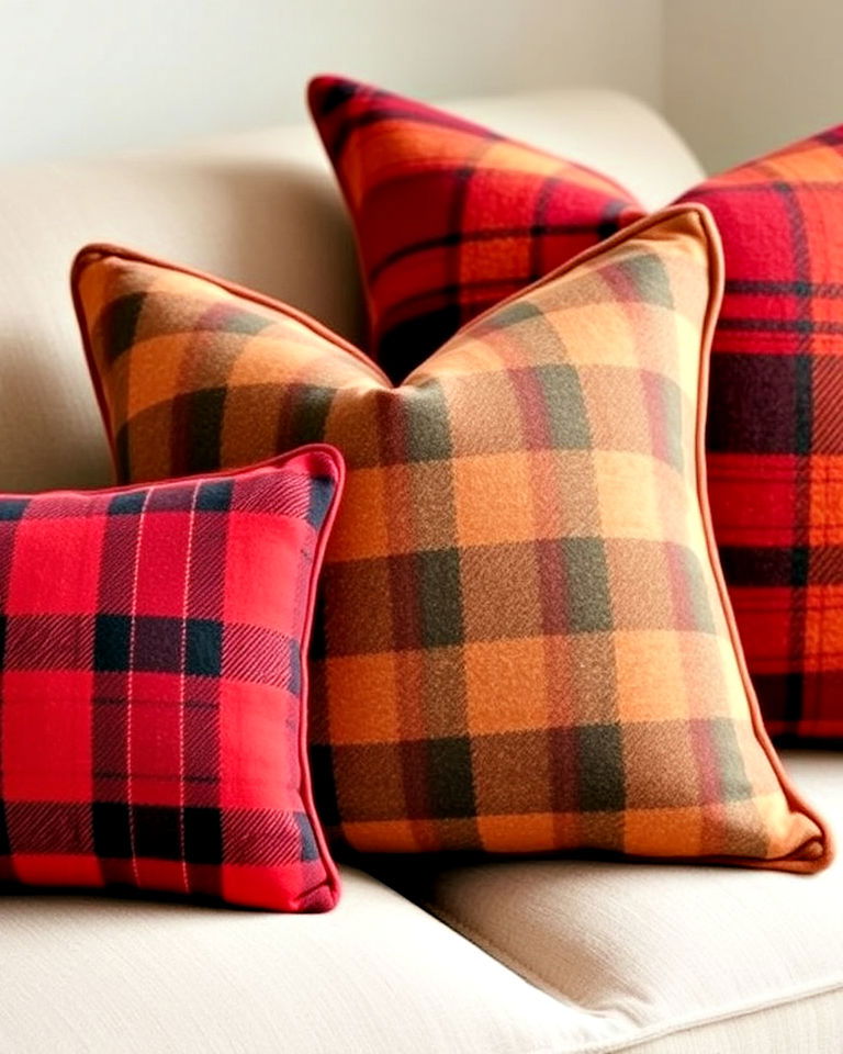 Cozy Up Your Space with Classic Plaid Pillow Covers