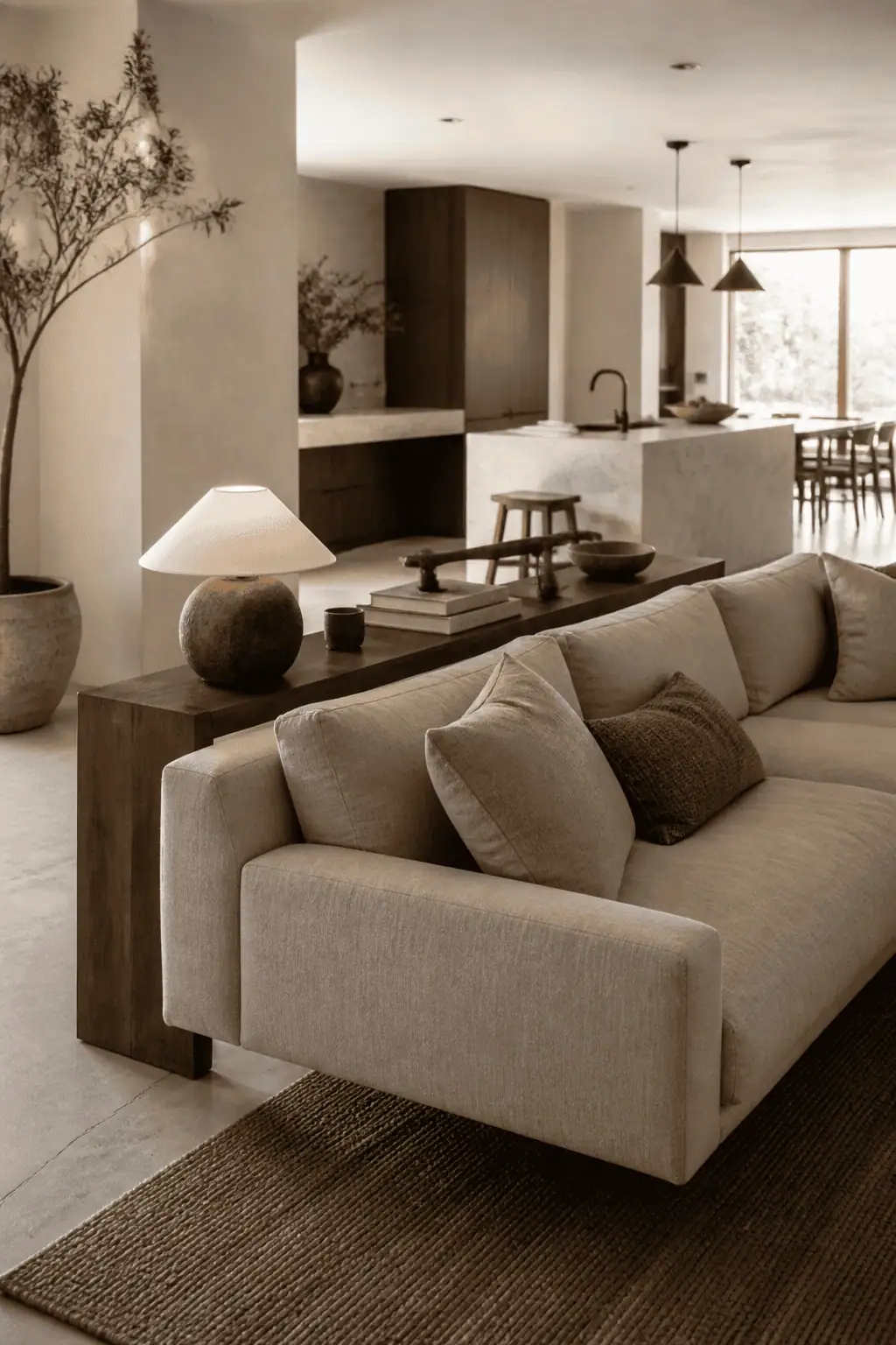 Create a Stylish Divider with a Slim Console Table