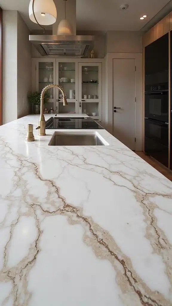 Opulent Marble Countertops: Timeless Sophistication for Your Kitchen
