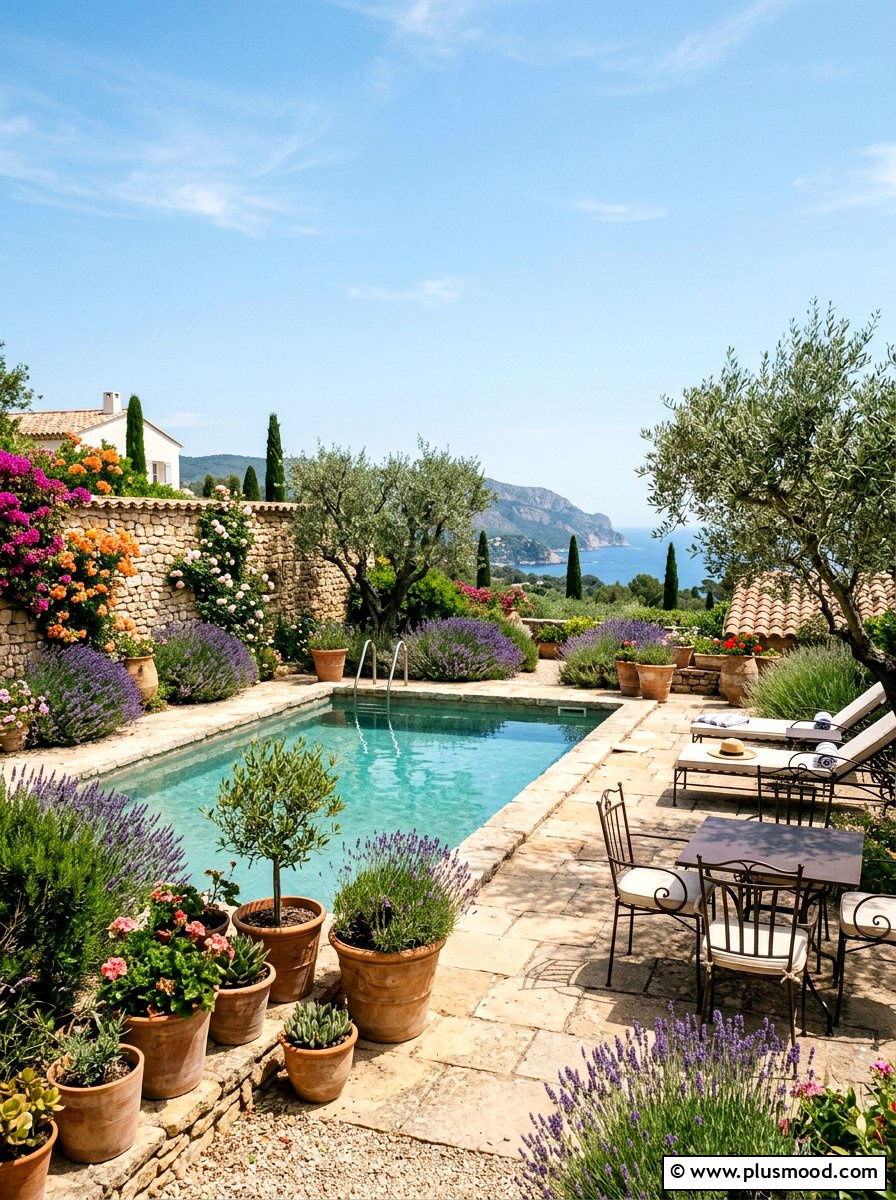 Create a Mediterranean Oasis Around Your Pool
