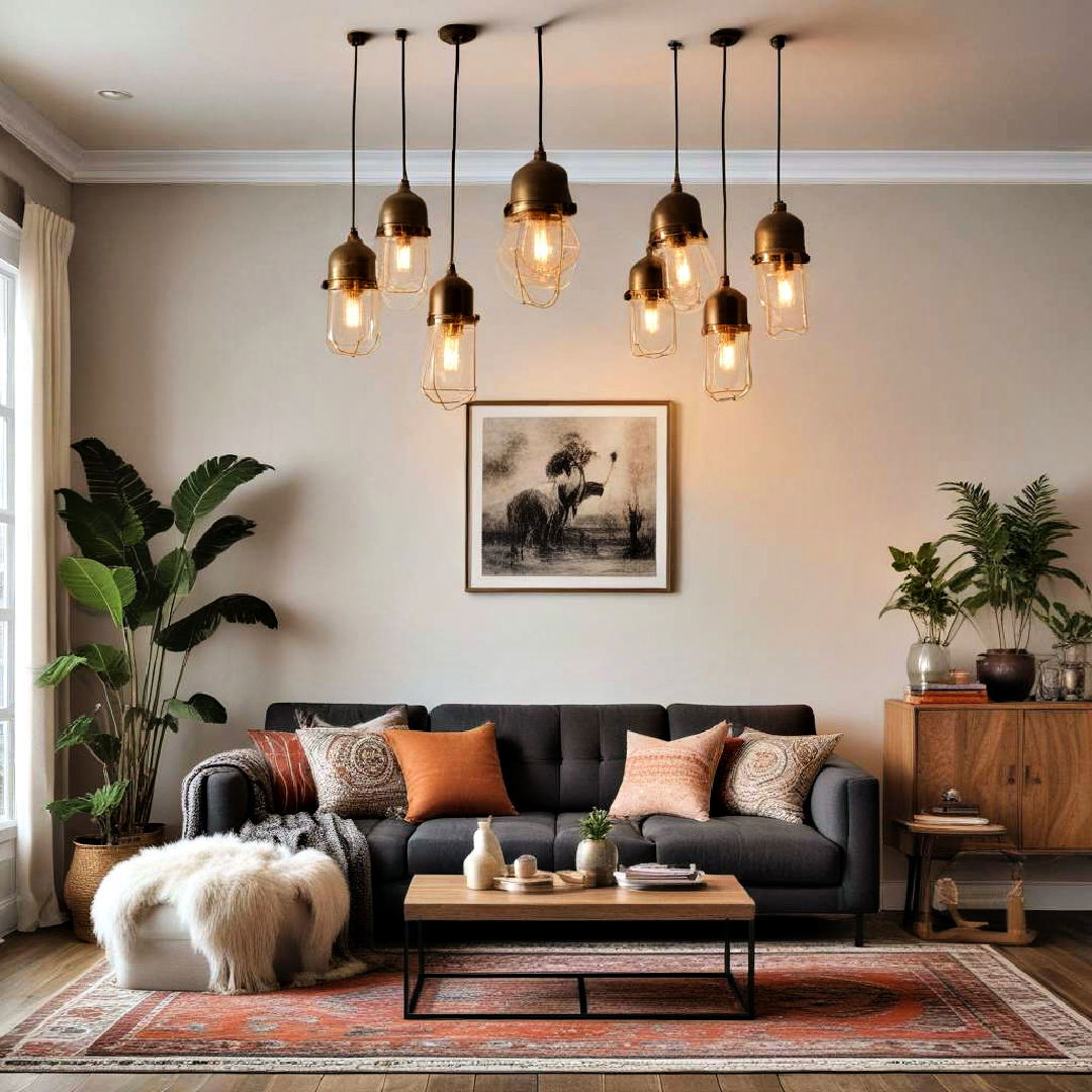 Blend Contemporary and Vintage Lighting for Eclectic Glow