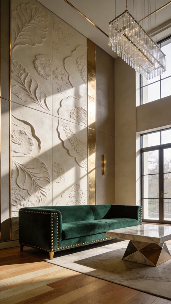 Handmade Walls: Textured Finishes That Anchor the Living Room