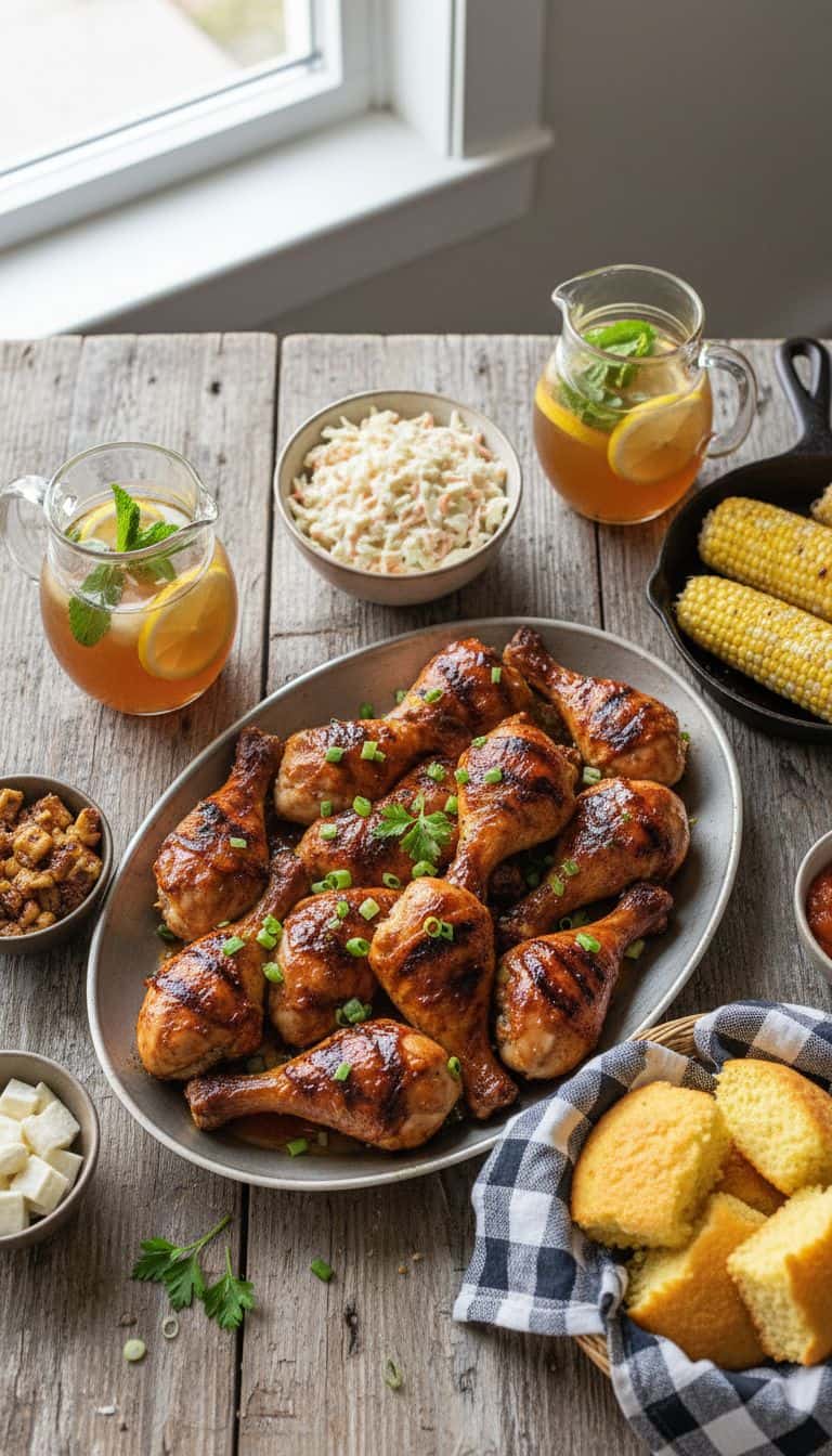 Sticky Oven-Baked BBQ Chicken Legs