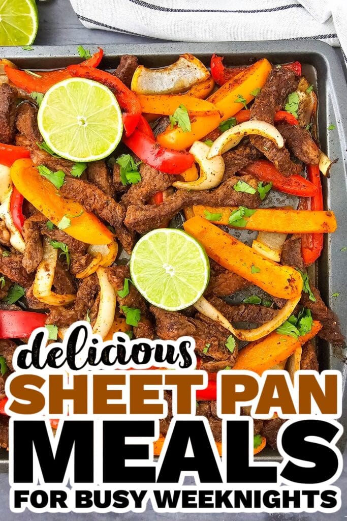 Easy Sheet Pan Steak Fajitas with Vibrant Peppers and Zesty Lime