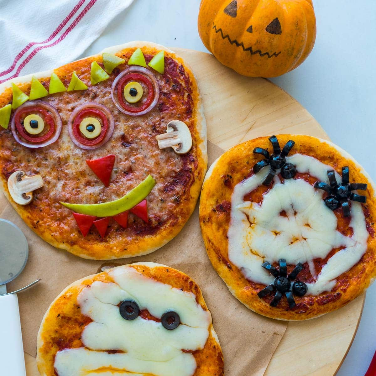 Frankenface Pizza — The Green Grin Pie