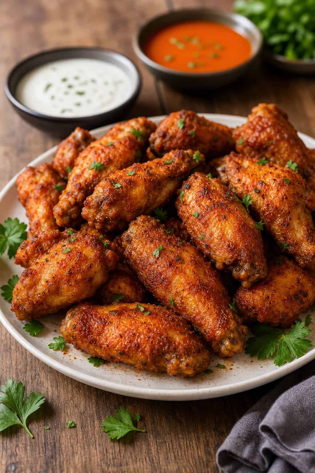 Crispy Paprika Wings Soaked in Buttermilk Goodness
