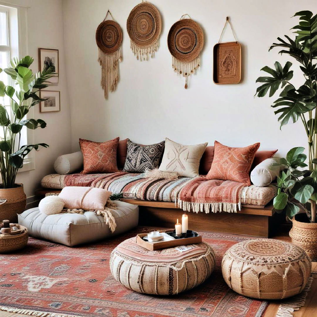 Encourage Relaxation with Inviting Low Seating Options