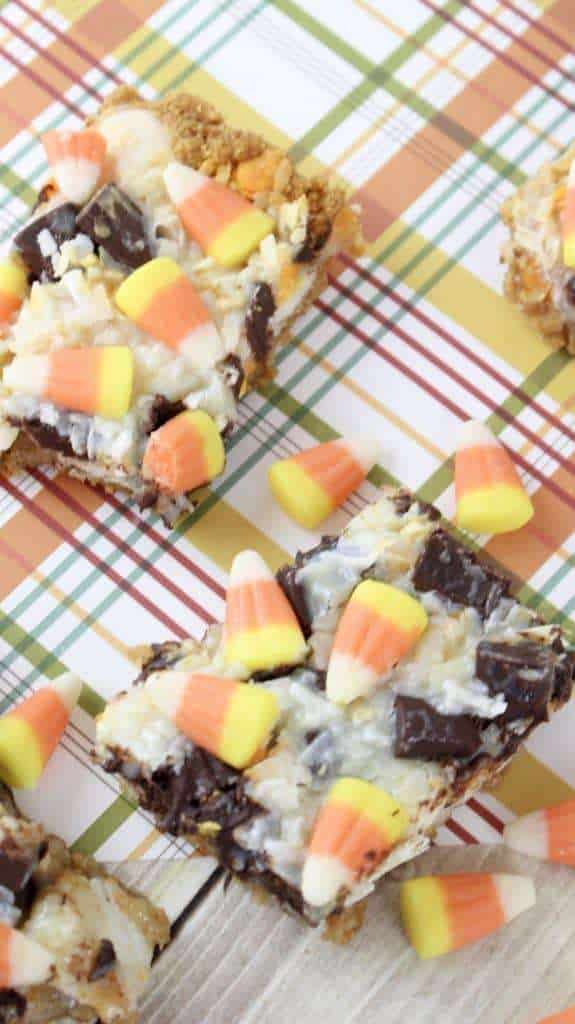 Candy Corn Meltdown Bars