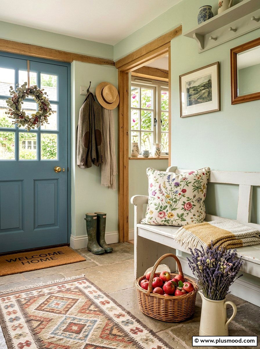 Welcoming Warmth: Crafting a Charming Cottage Entryway