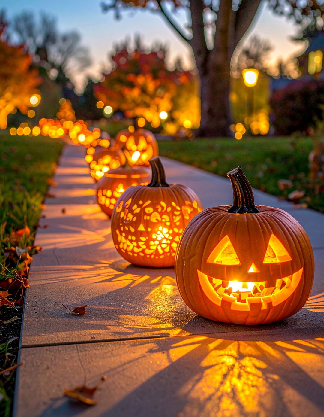 Glowing Pumpkin Lantern Ideas