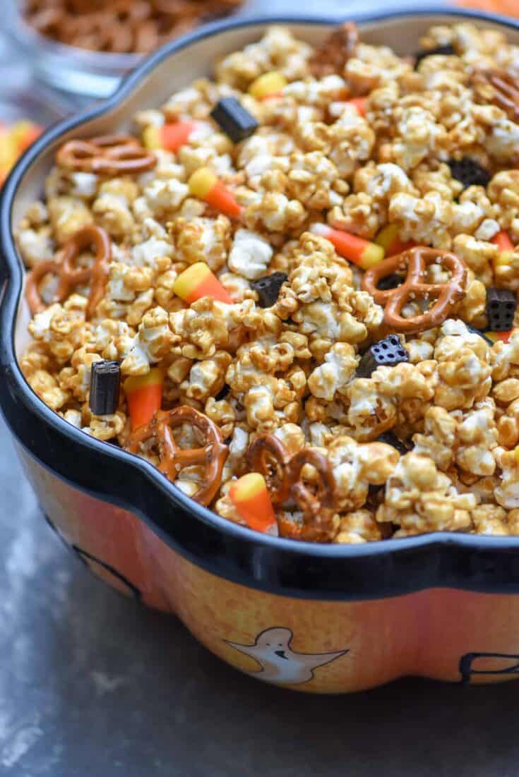 Midnight Toffee Popcorn Mix