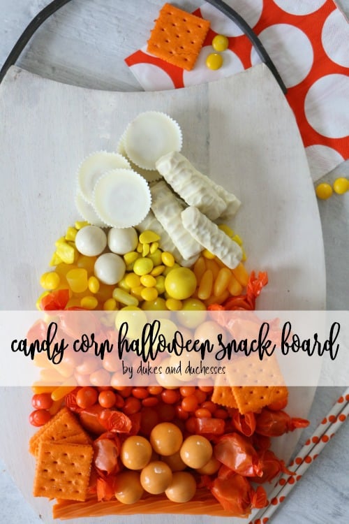 Candy Corn Color-Block Platter