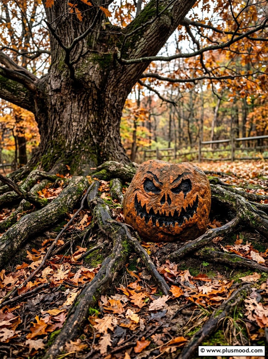 Eerie Expressions: Crafting the Spooky Pumpkin Rock