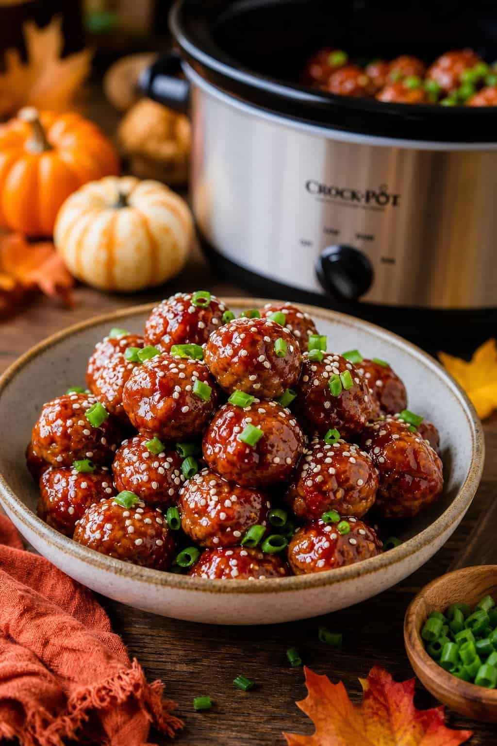 Sweet Heat Honey-Sriracha Meatballs
