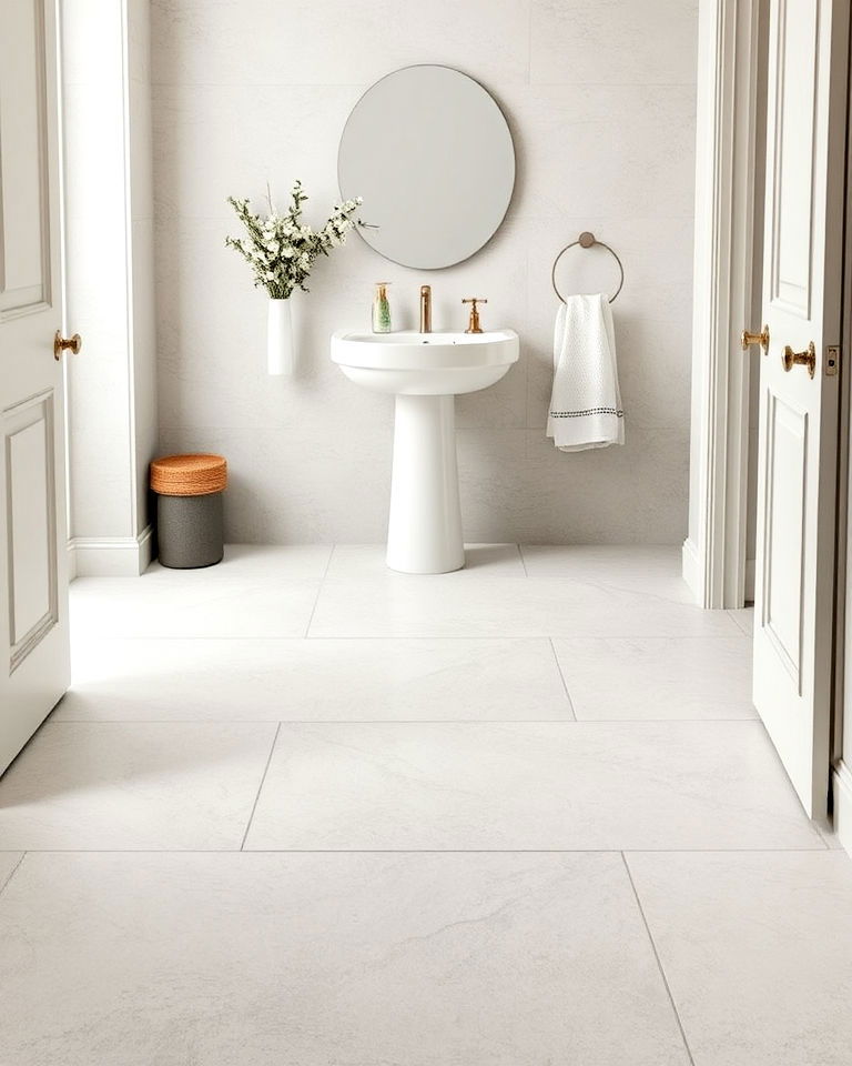 Sleek Large Format Tiles for an Open, Spacious Feel