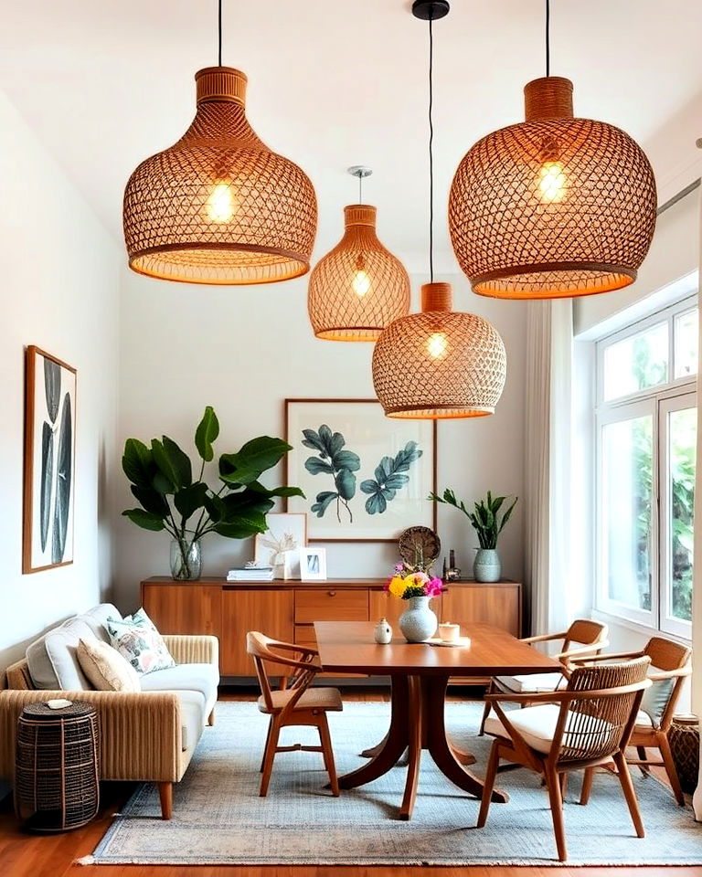 Elevate Your Space with Natural Woven Lighting