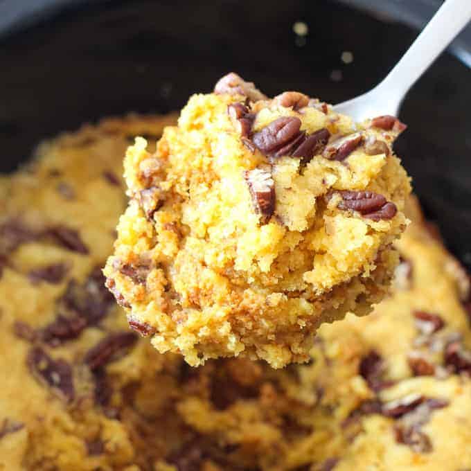 Witch's Cauldron Pumpkin Cobbler