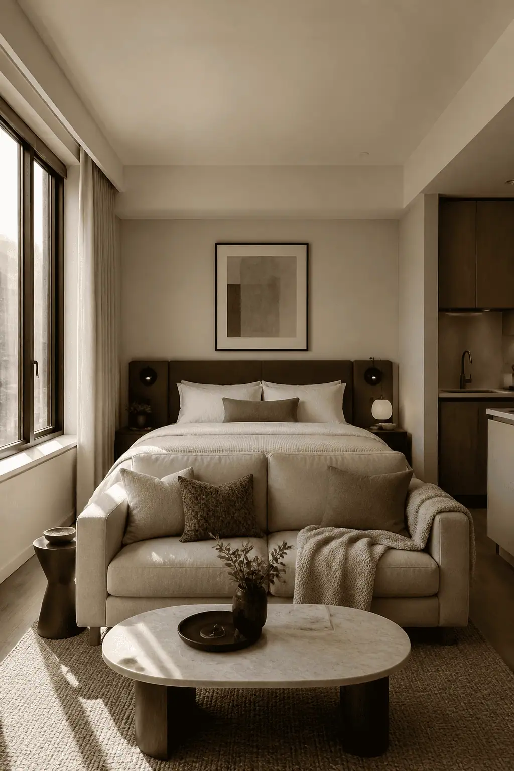 Cozy Seating as a Stylish Room Divider
