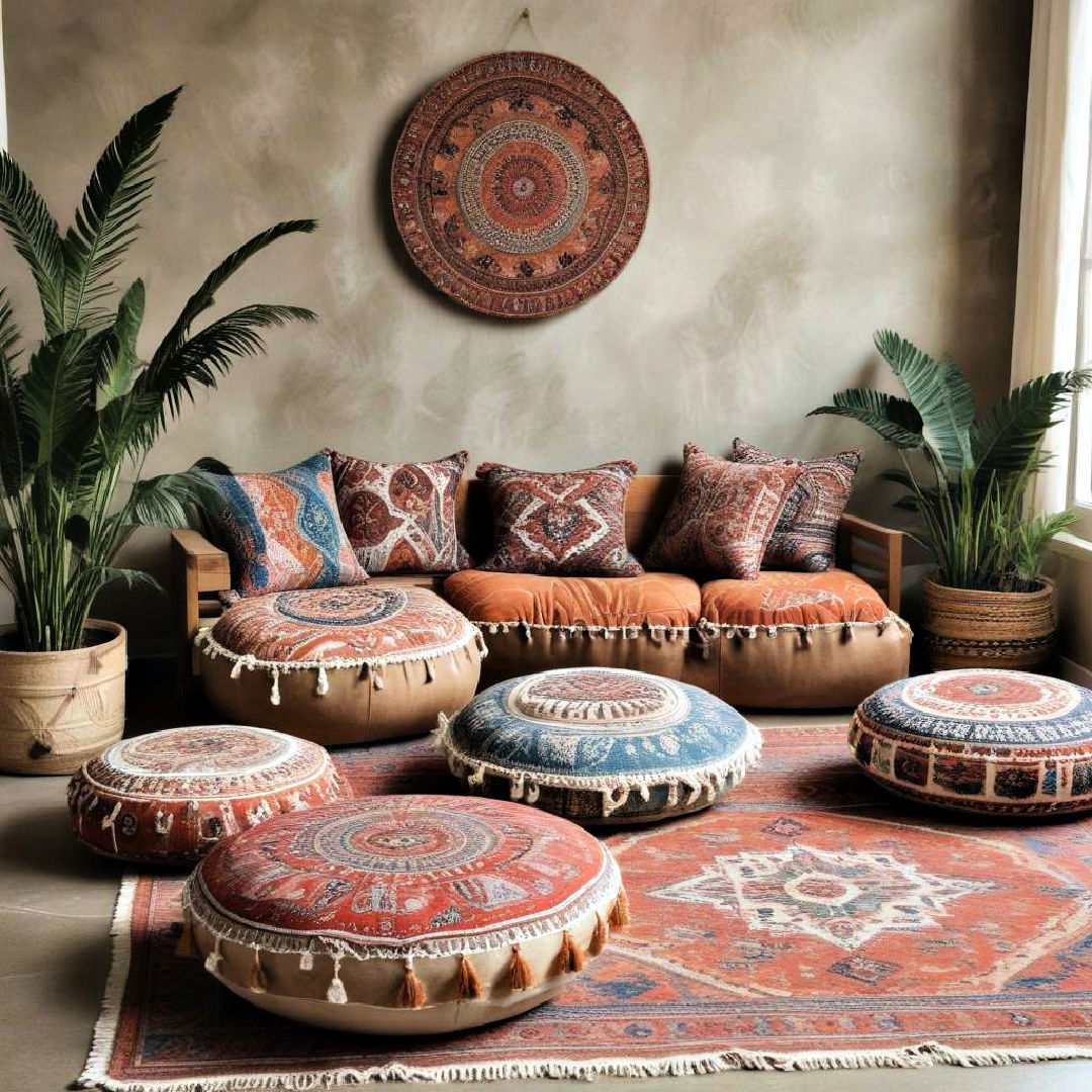 Bring Comfort and Color with Soft Floor Cushions