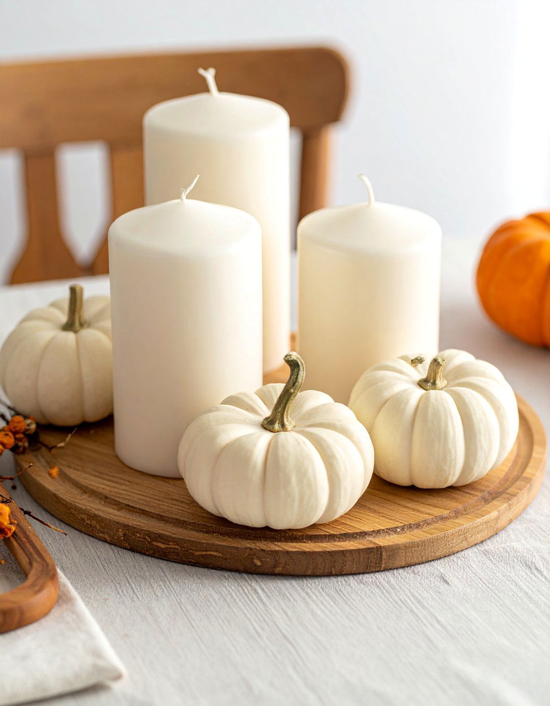 Enchanting Pumpkin and Candle Displays