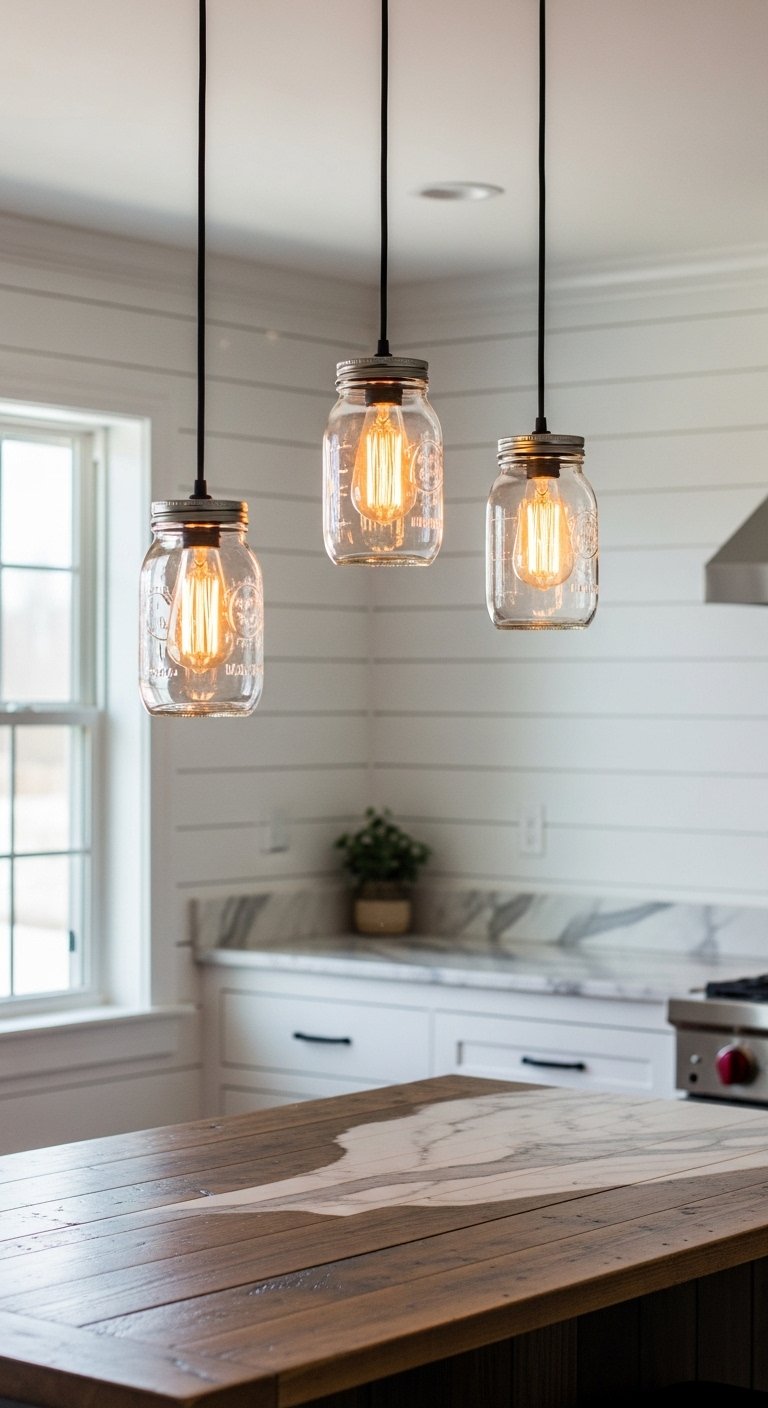 Crafting Charming Mason Jar Pendant Lights for Cozy Home Ambiance