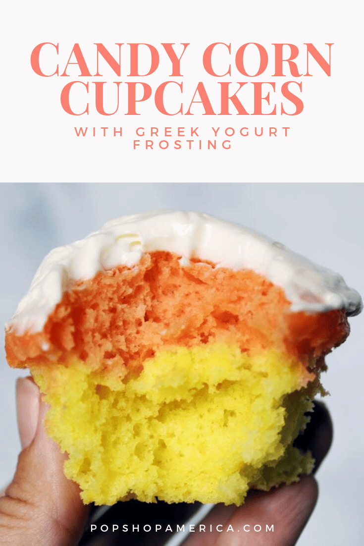 Tri-Stripe Candy Corn Cupcakes: A Spooky-Pretty Treat