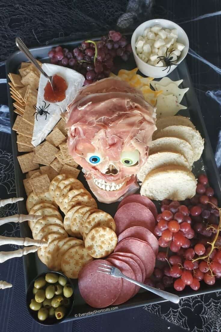 Skull of Snacks: A Playful Brainy Centerpiece