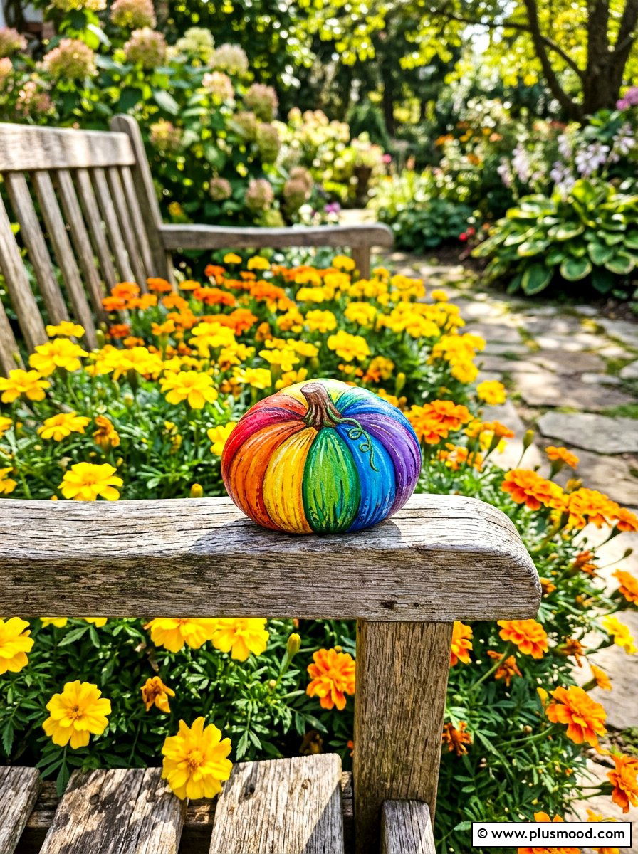 Brighten Your Fall with a Spectrum Pumpkin Rock