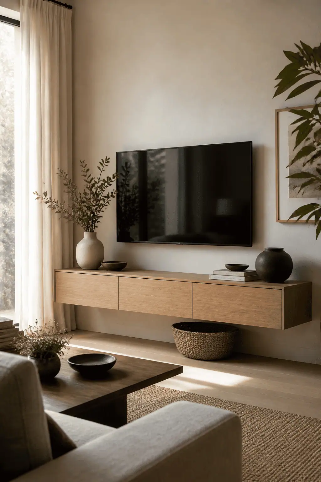 Elevate Your Space with a Floating TV Setup