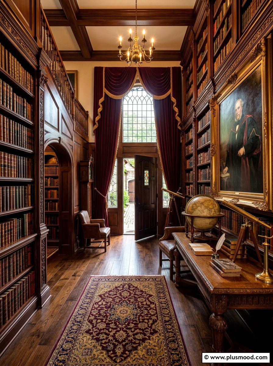 Crafting a Timeless Dark Academia Entrance