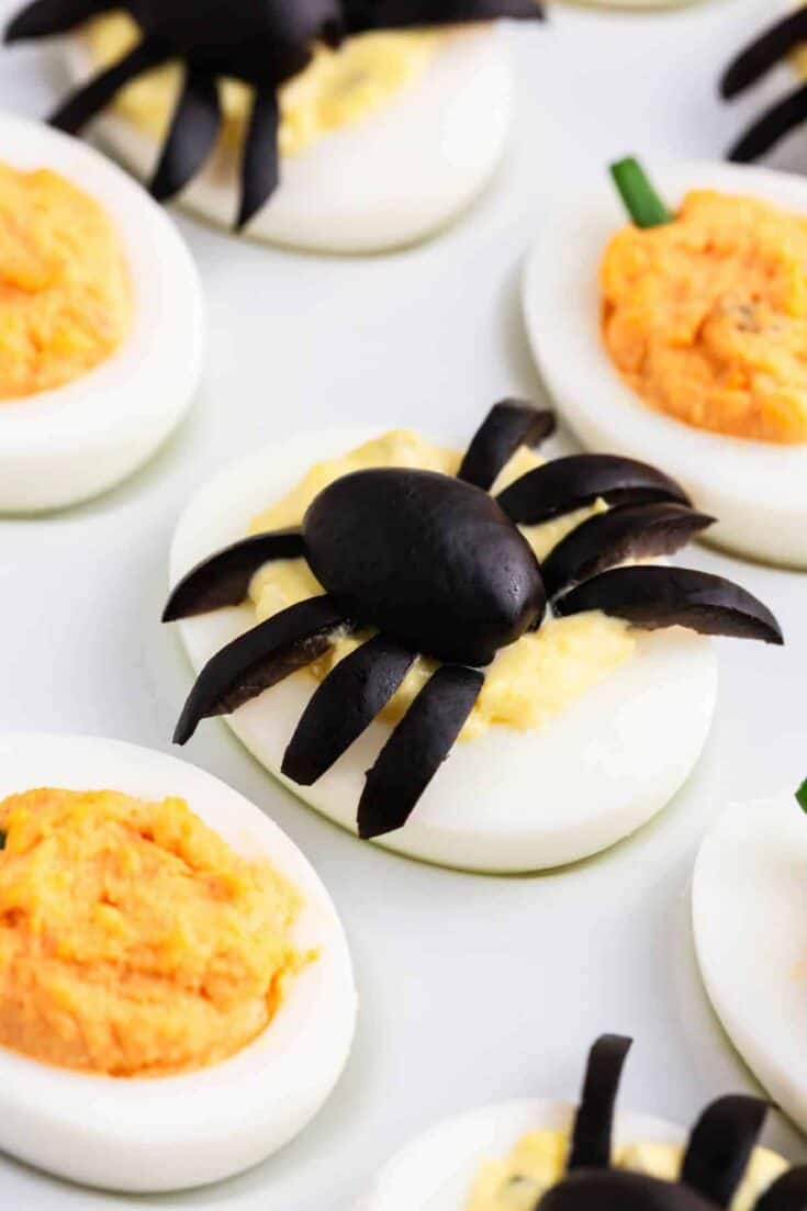 Creepy-Crawly Stuffed Eggs