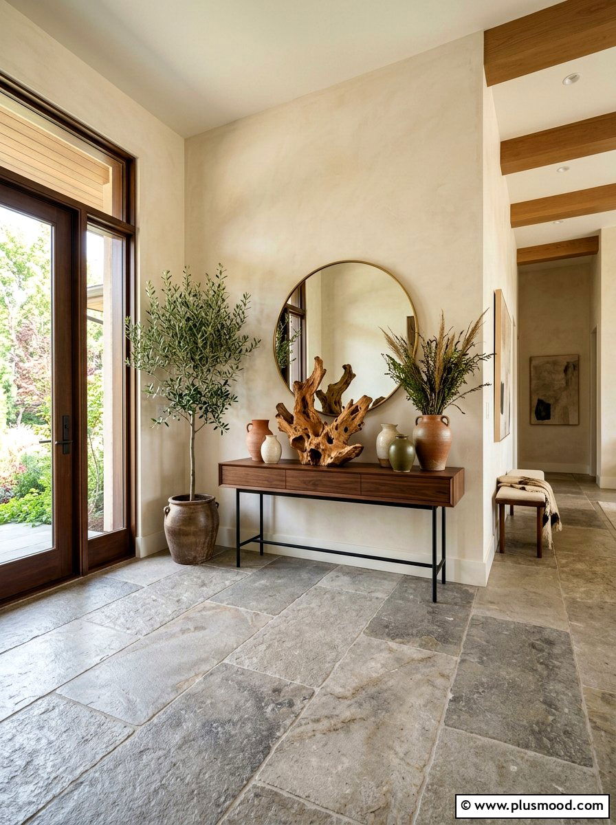 Elevate Your Entrance: Embracing Organic Modern Style