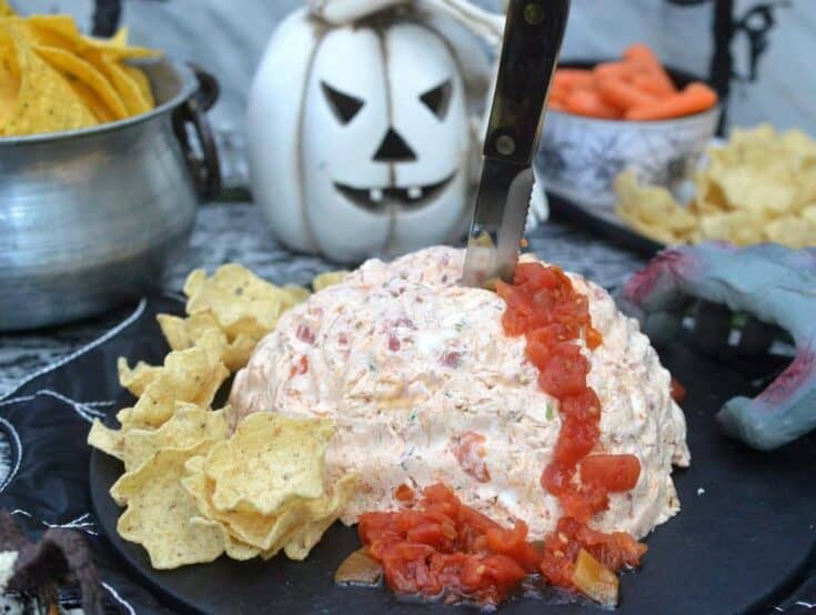 Brainy Fiesta Dip — The Bloody Queso Centerpiece