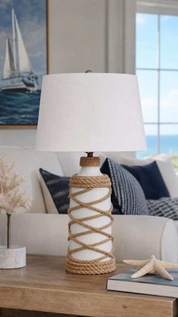 Incorporate Nautical Charm with Rope Accents