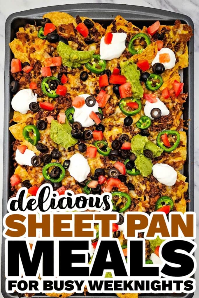 Easy Sheet Pan Ground Beef Nachos for Crowd-Pleasing Snack Time