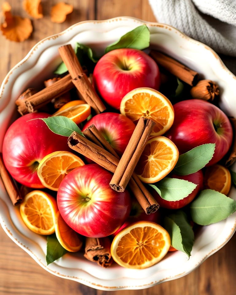 Warmth in a Bowl: The Apple and Cinnamon Centerpiece