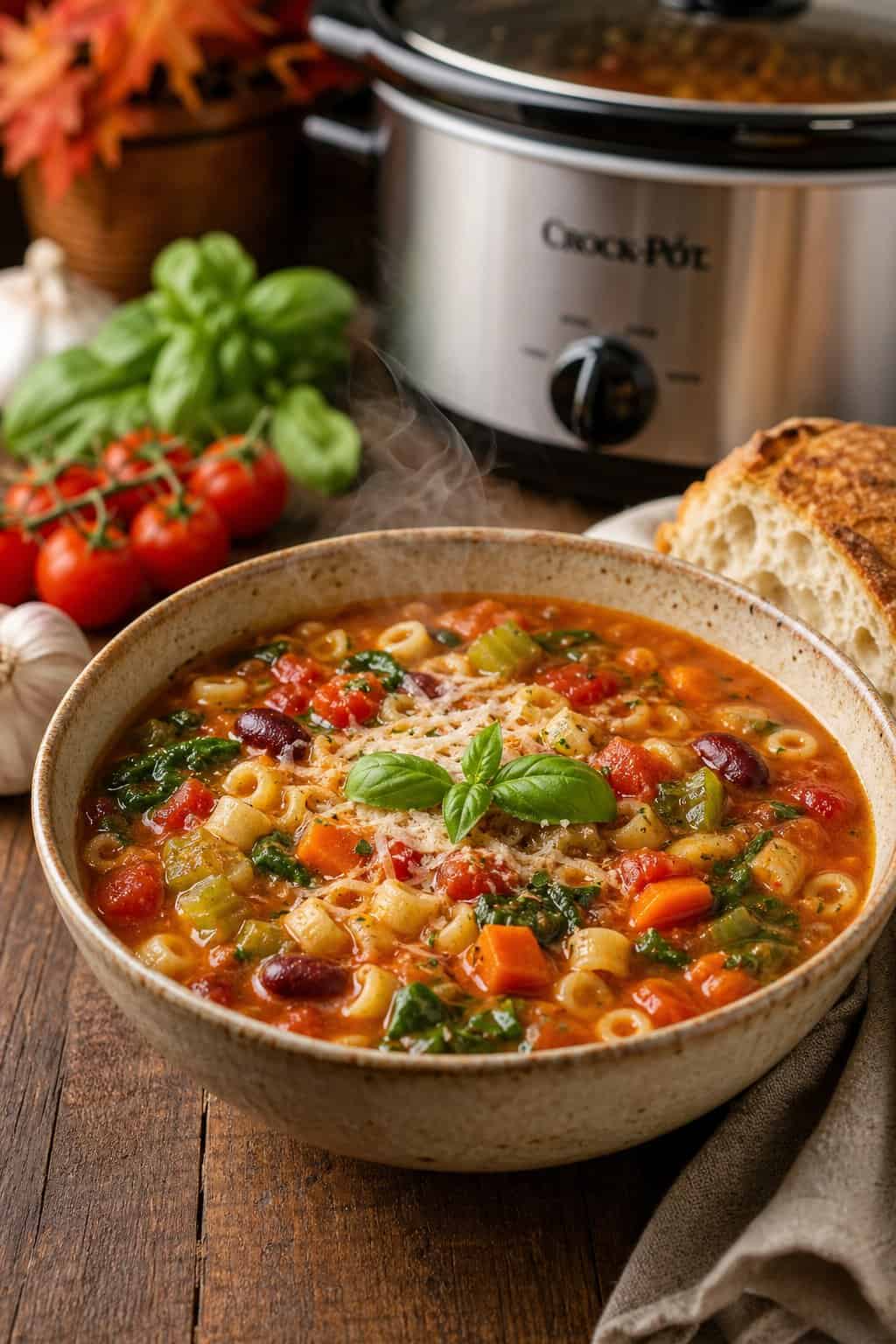 Hearty One-Pot Minestrone Pasta