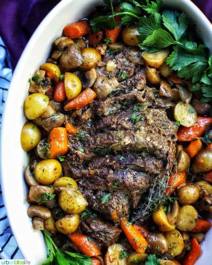 Dutch Oven Pot Roast with Vegetables