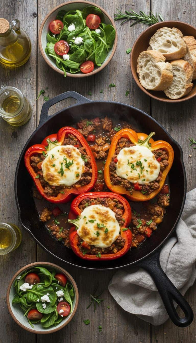 Hearty Stuffed Bell Peppers