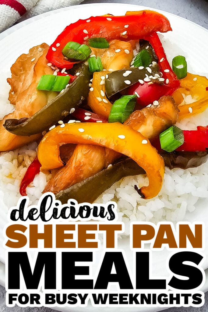 Easy Sheet Pan Teriyaki Chicken with Roasted Bell Peppers