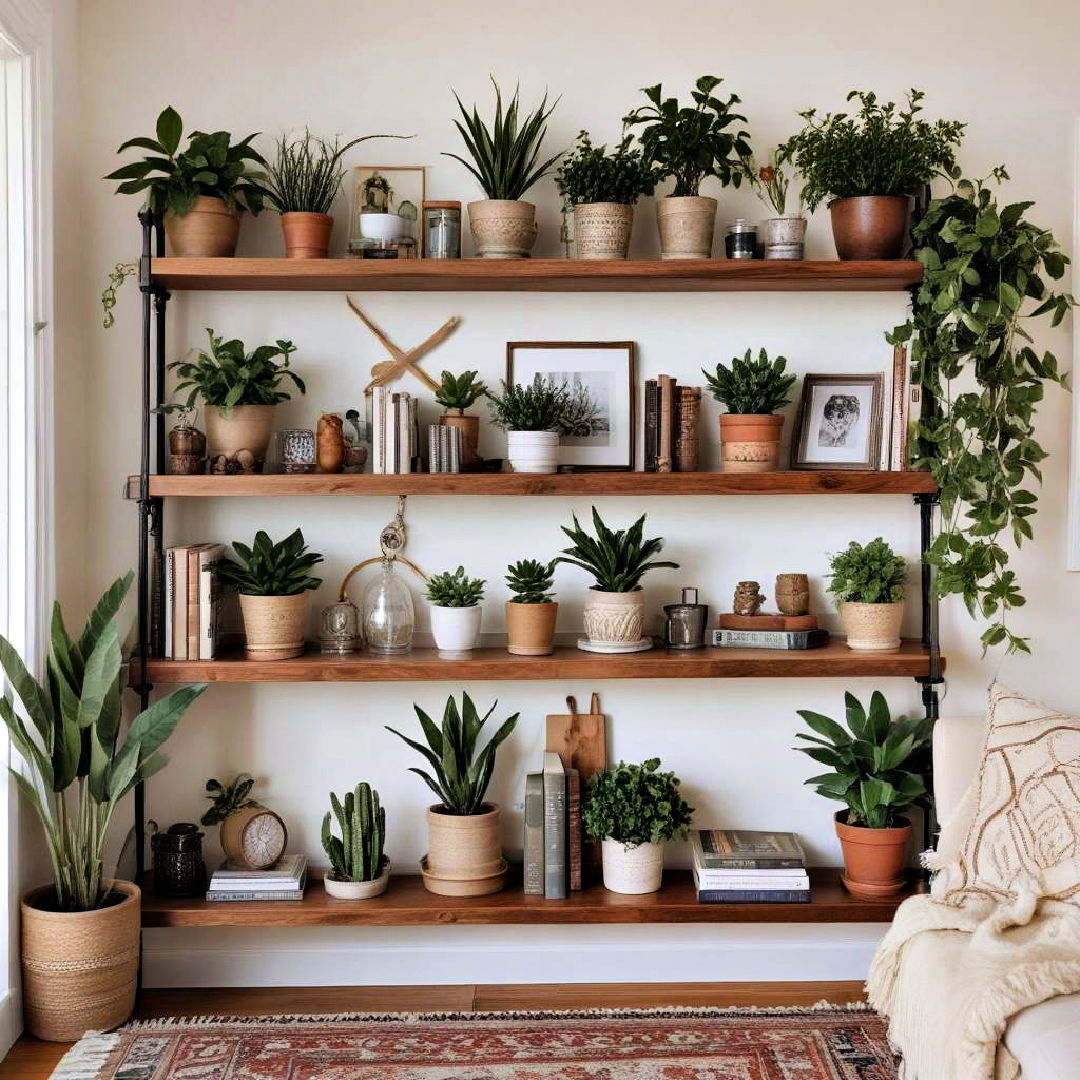 Let Open Shelving Showcase Your Boho Treasures