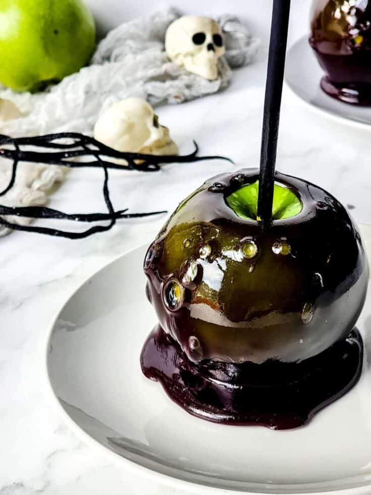Midnight Mirror Candy Apples