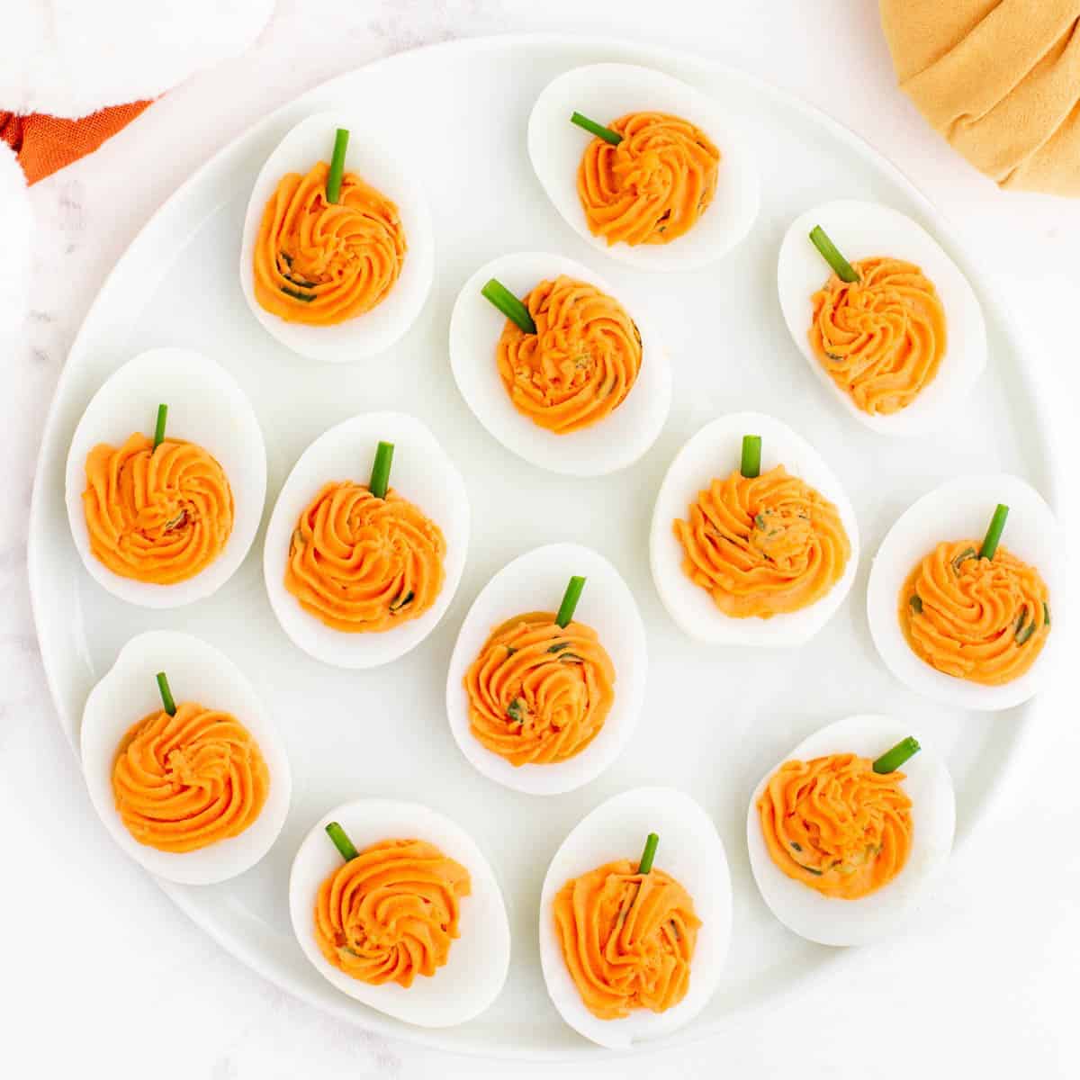 Pumpkin Patch Deviled Bites