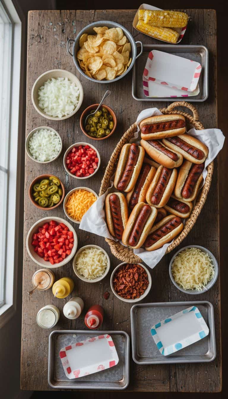 Build-Your-Own Hot Dog Feast