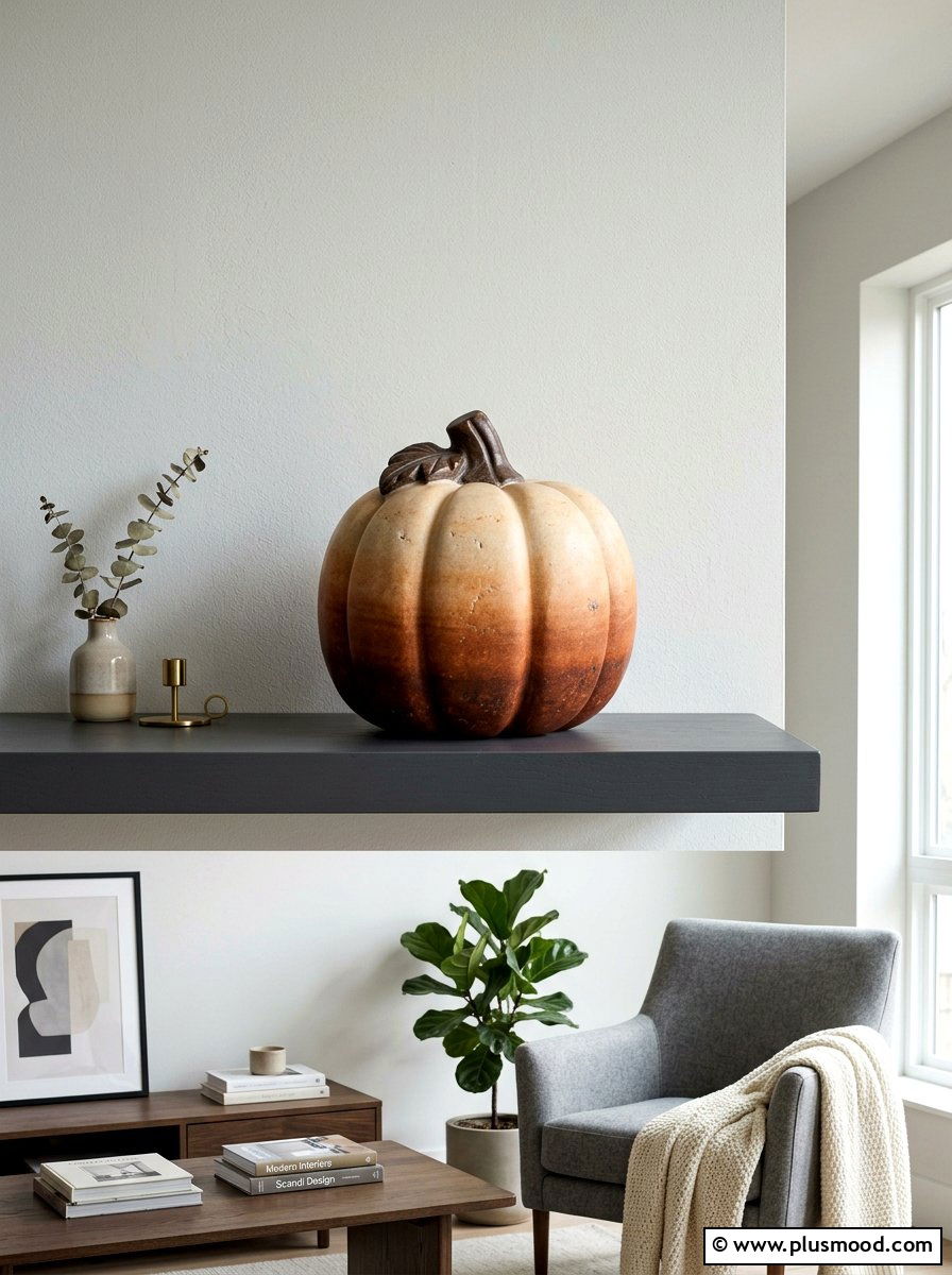 Creating Elegant Ombre Pumpkin Rocks