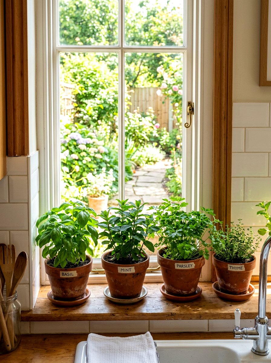 Chic Terracotta Herb Garden
